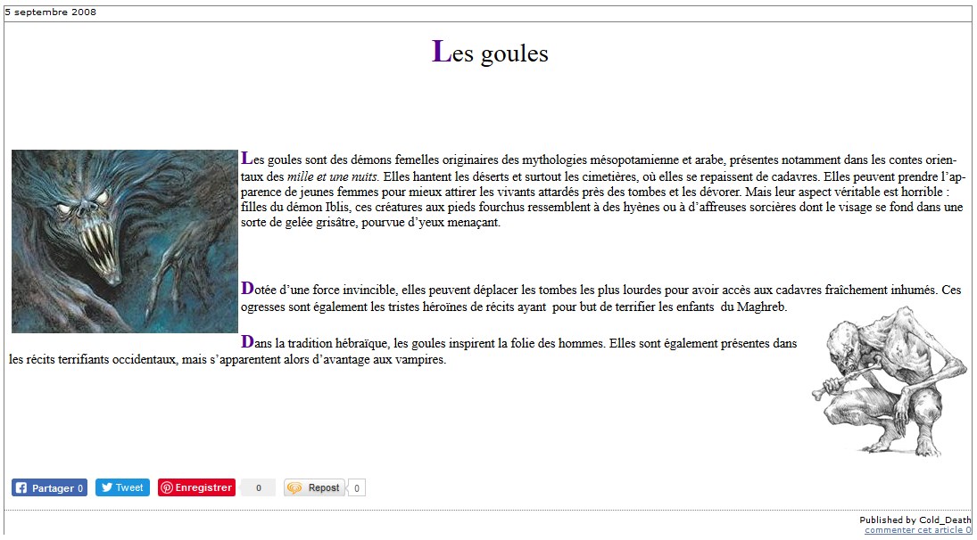 4 Meilleurs sites sur les créatures mythiques et fantastiques - 2021