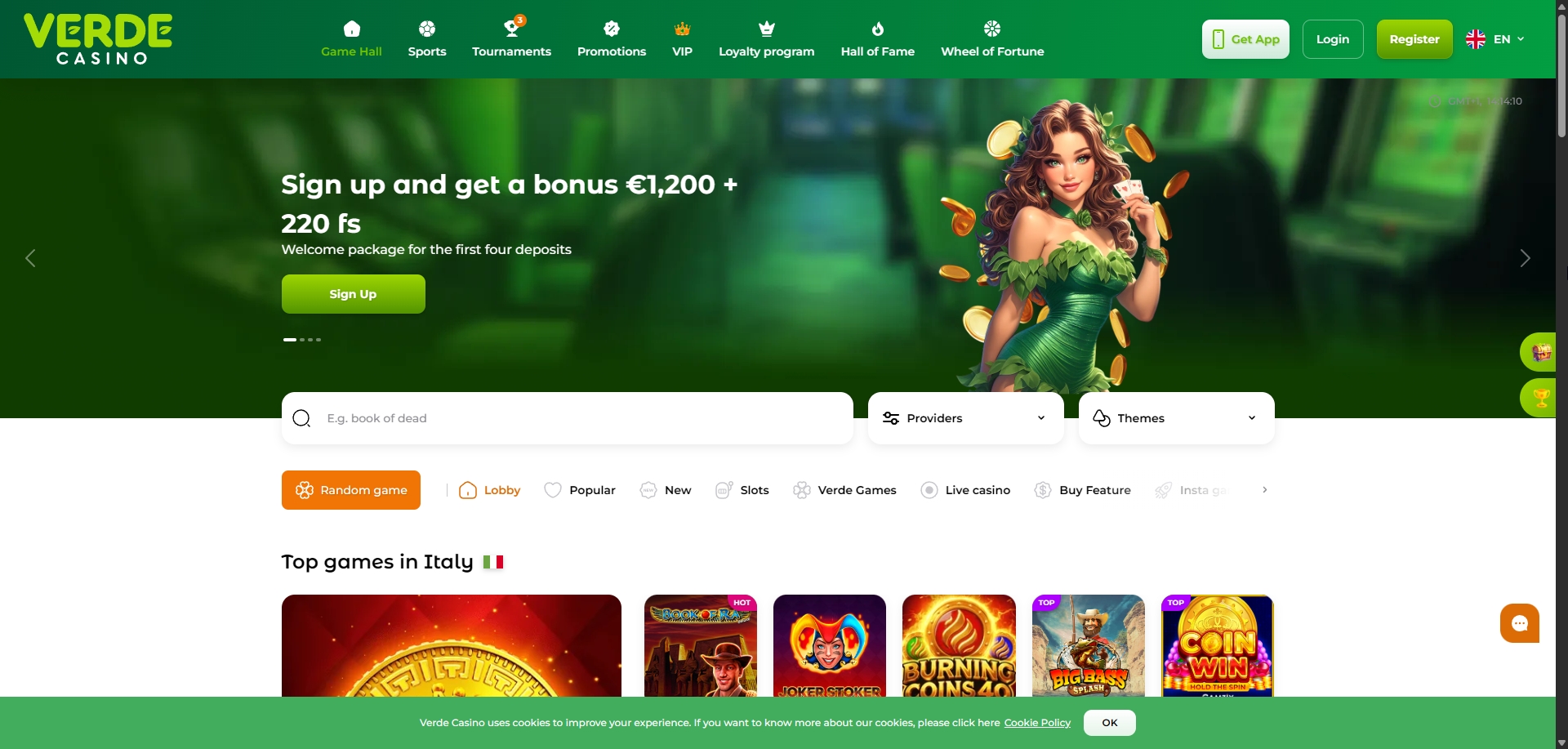 Aperçu du casino verdecasino